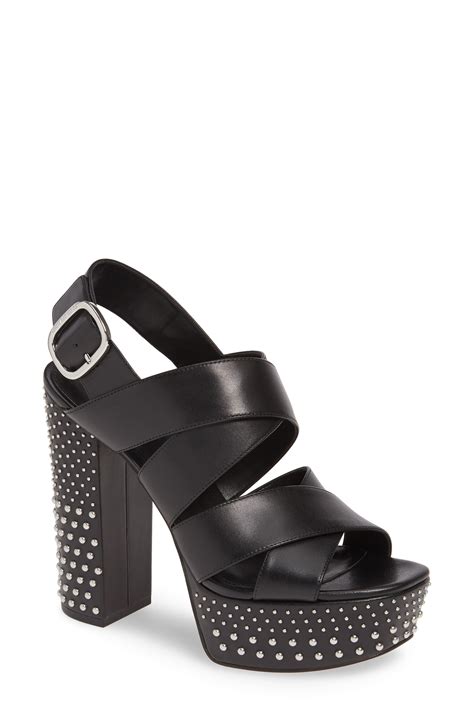 michael michael kors charm studded platform sandals|Michael Kors casual sandals.